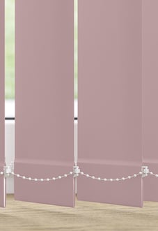 Trinity (Blackout), Soft Pink - Vertical Blind Slats